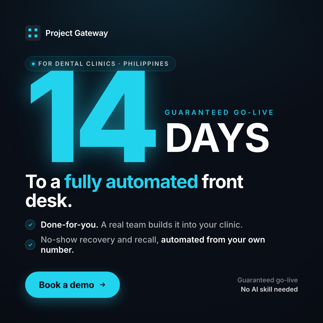 Project Gateway dental clinic ad — Big Stat