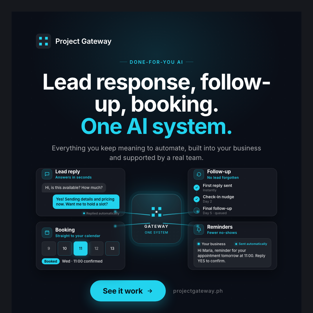 Project Gateway general business ad — All-in-One
